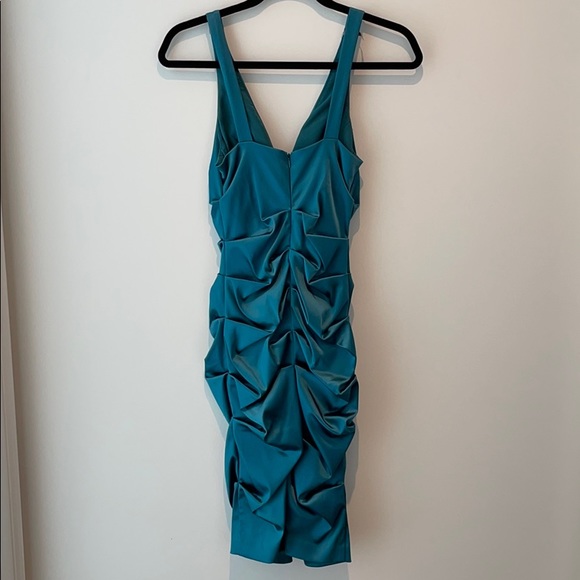 Nicole Miller Dark Turquoise Cocktail dress - Picture 2 of 3